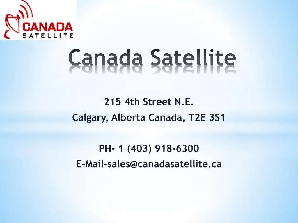 canada satellite