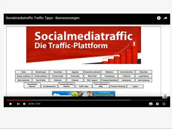 Socialmediatraffic Traffic Tipps - Banneranzeigen