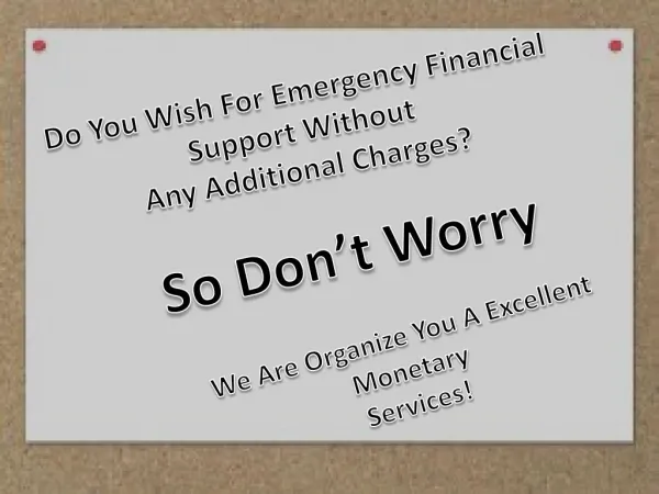 Short Term Loans Online Importance Is No More A Difficulty At Emergency Time