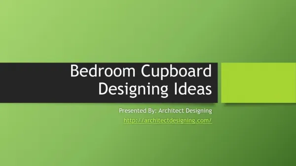 Modern cupboard designing ideas for bedroom