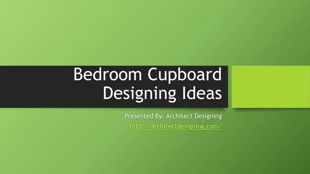 bedroom cupboard designing ideas