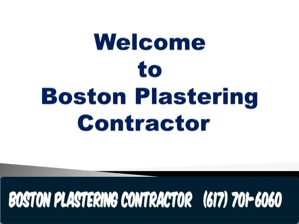 welcome to boston plastering contractor