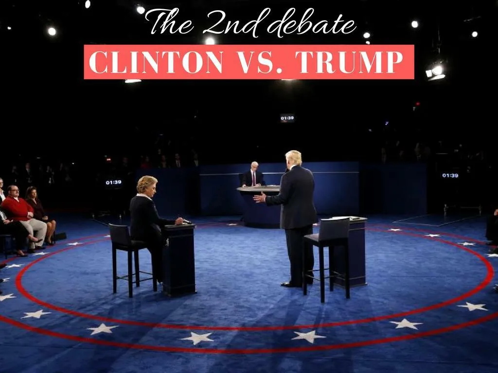 clinton versus trump the second debate