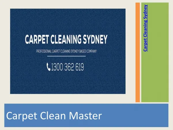 Carpet Cleaning Service Sydney