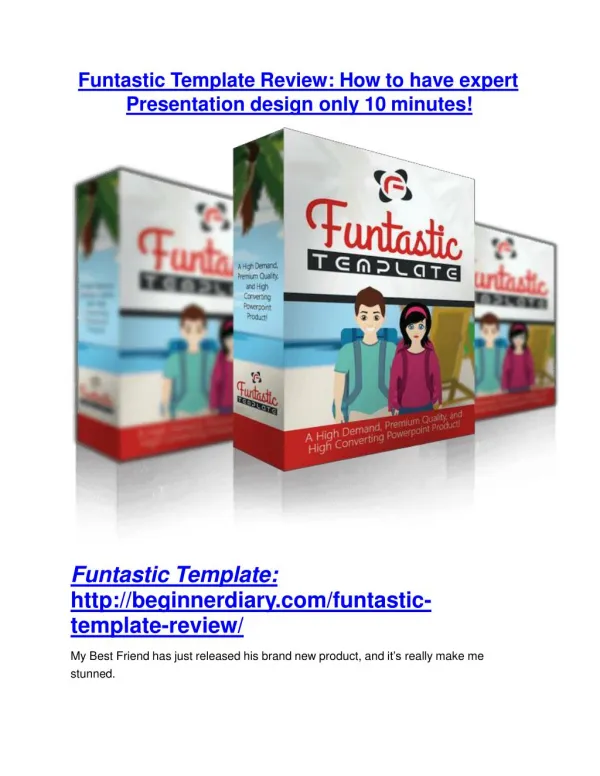 Funtastic Template review & Funtastic Template $22,600 bonus-discount
