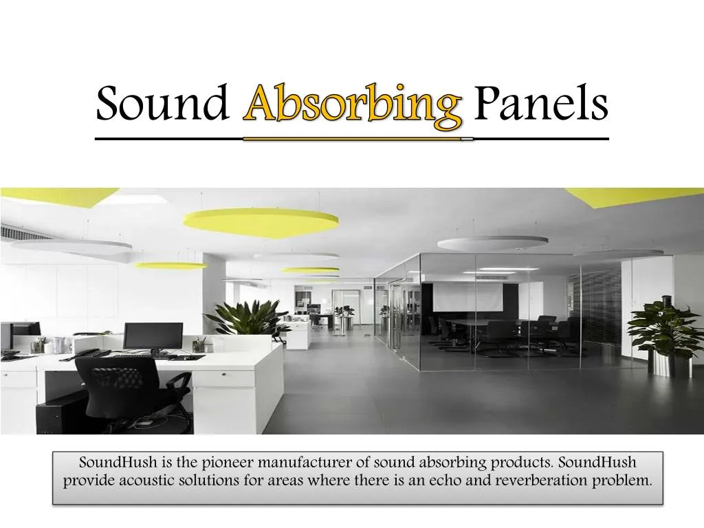 sound absorbing panels