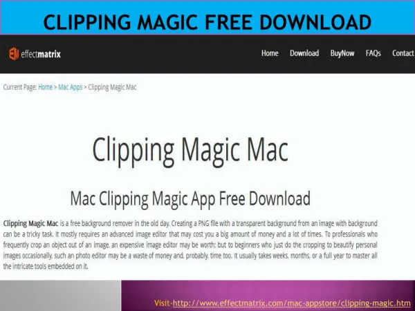 Clipping Magic Free Download