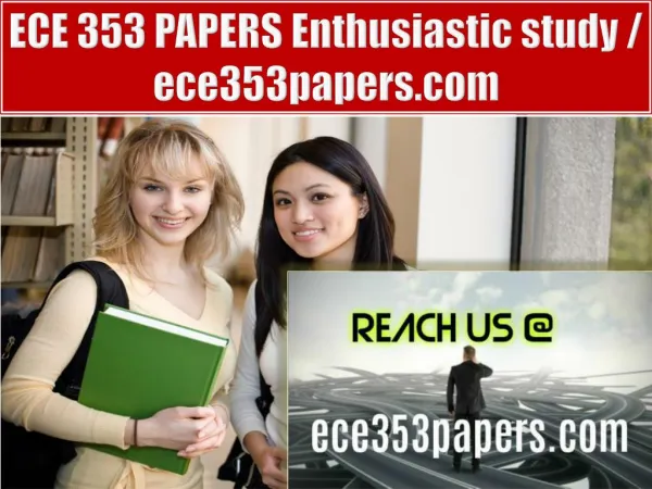 ECE 353 PAPERS Enthusiastic study / ece353papers.com