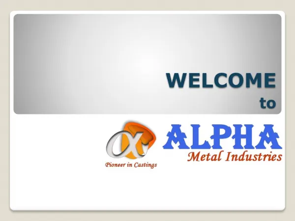 Classification of Die casting by alphametalind