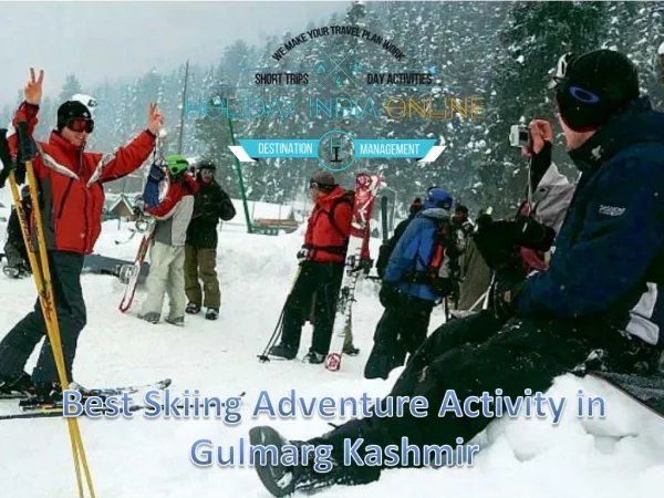 Best Skiing Adventure Activity in Gulmarg Kashmir