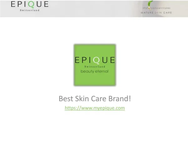 Epique | Best Skin Care Products for Women