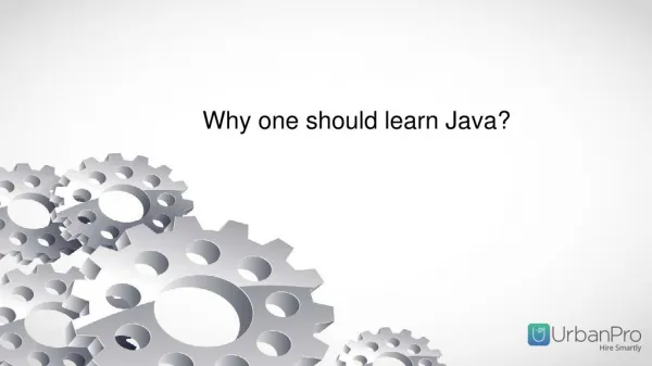5 reasons why one should learn Java