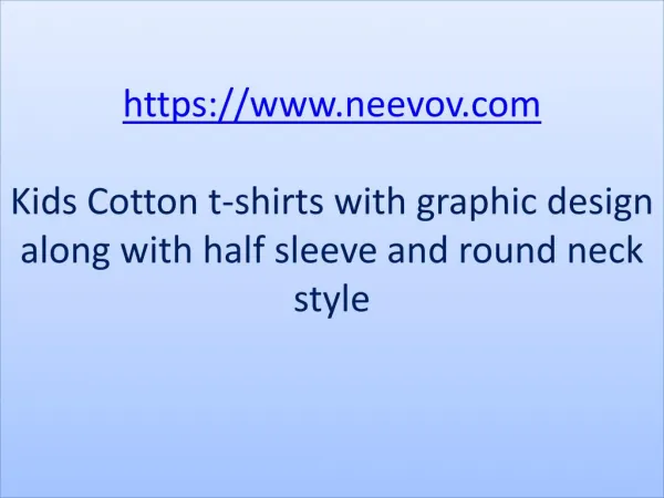 Kids Design Printed Red Colour Cotton T Shirts