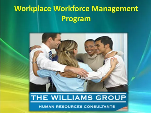 Workplace Workforce Management Program