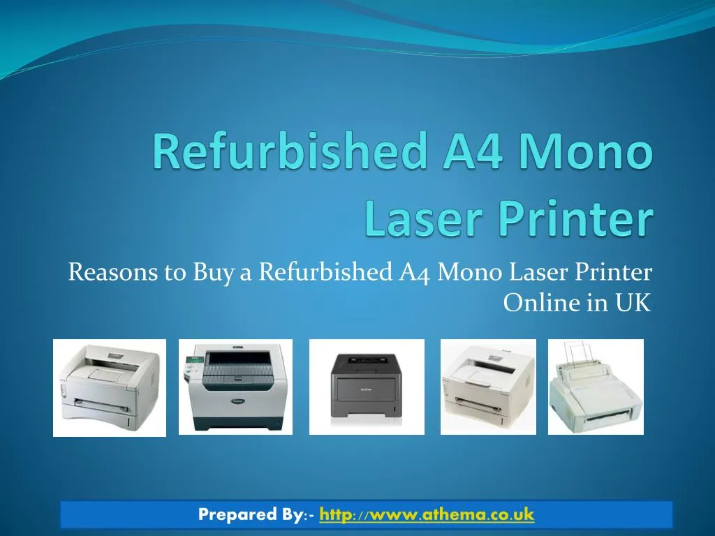 refurbished a4 mono laser printer