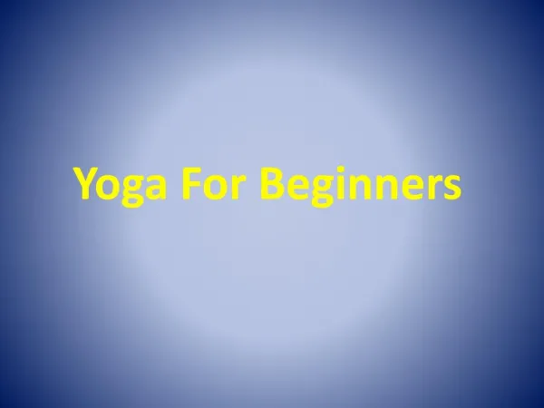 Yoga for Beginners-How to Practice it at Home