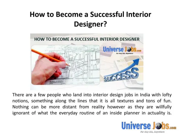 How to Become a Successful Interior Designer?