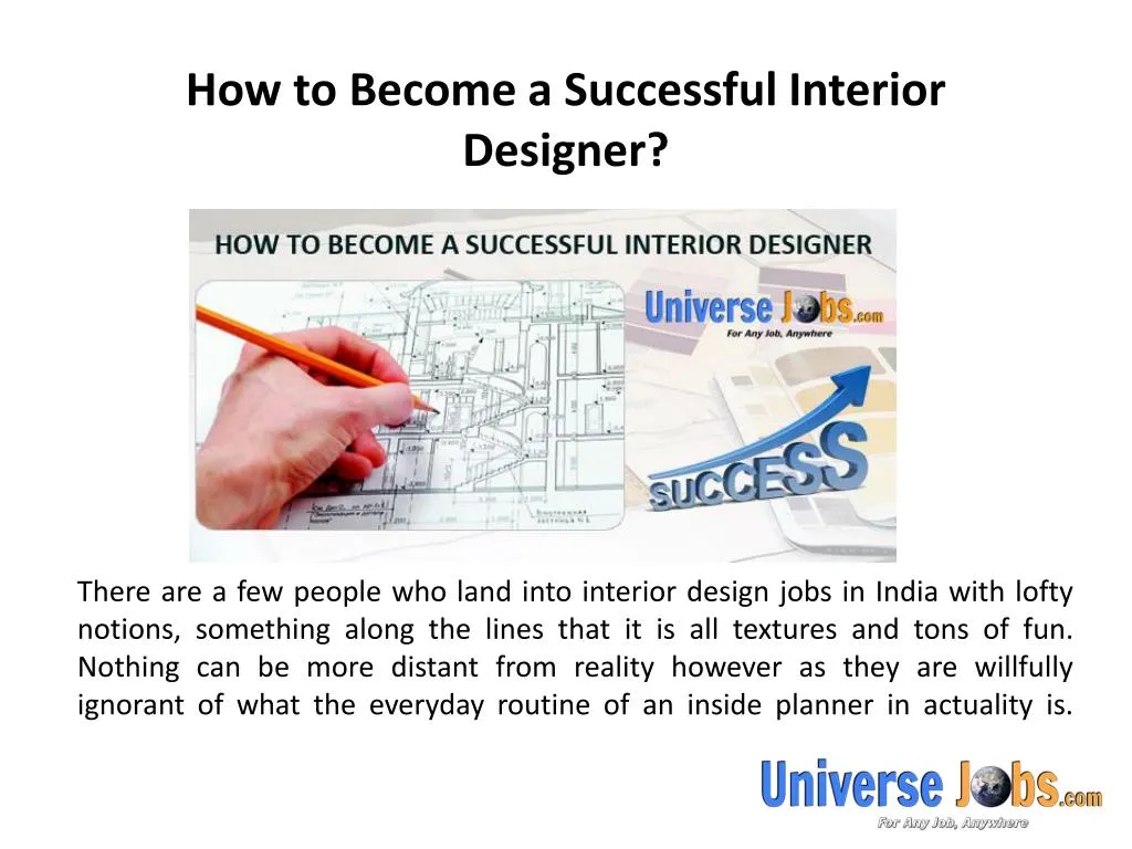 how to become a successful interior designer