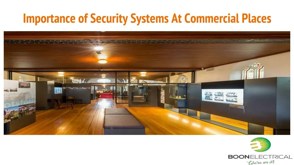 importance of security systems at commercial places