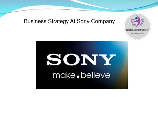 Business Strategy at Sony