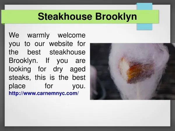 Steakhouse Brooklyn
