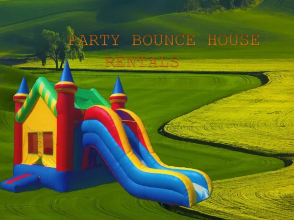 Jumpers And Water Slides For Every Party