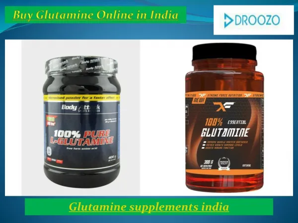 Buy Best Bodybuilding Glutamine supplements online in India