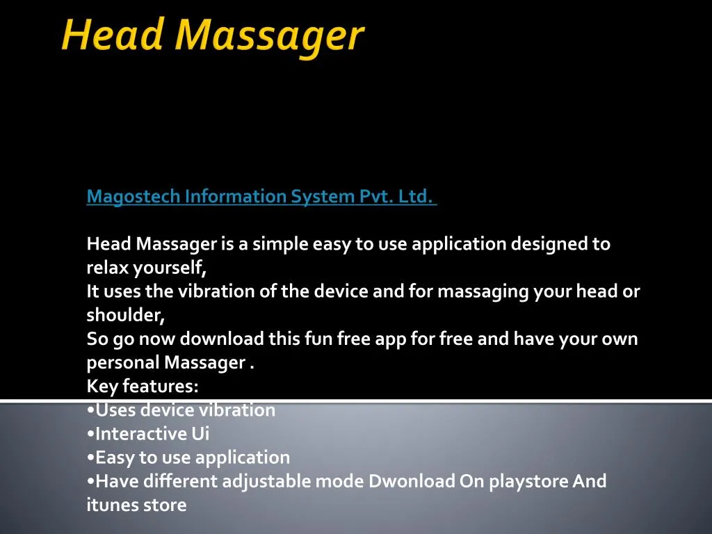 head massager