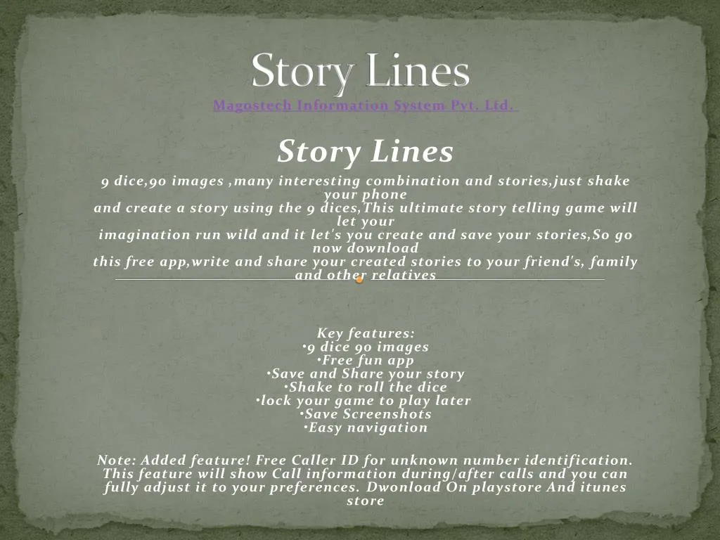 story lines