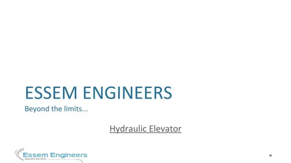 Best Hydraulic Elevator Manufacturer – Essem Engineers