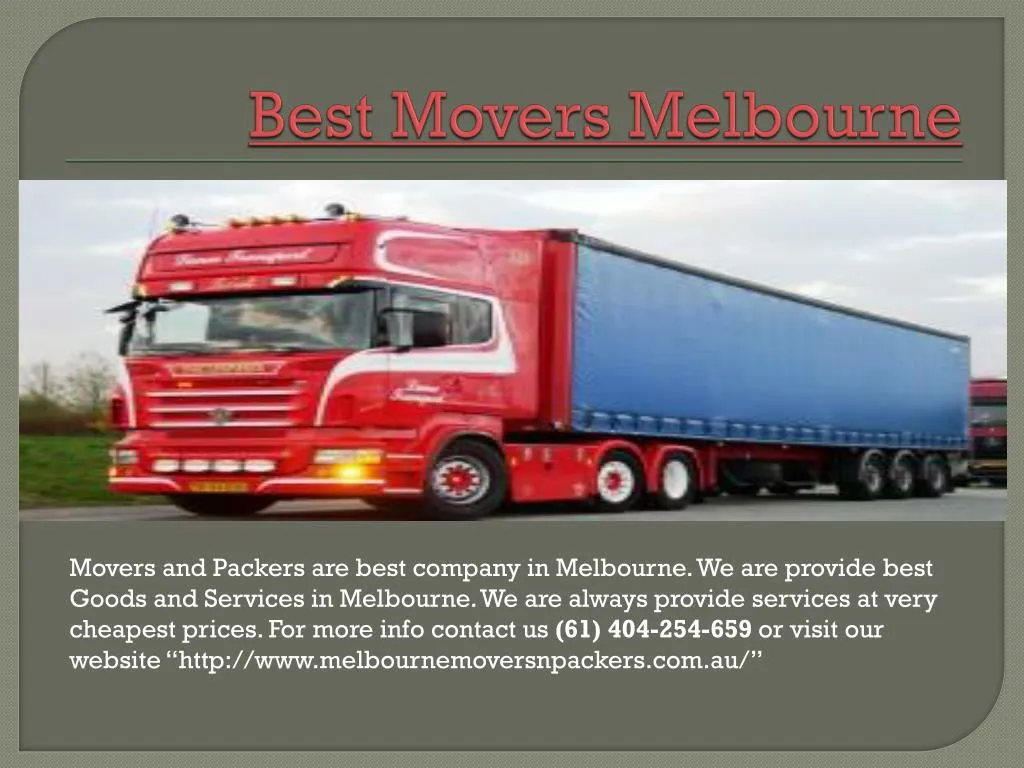 best movers melbourne