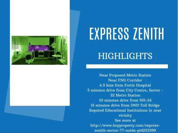 Express Zenith in Sector 77 - Noida - BuyProperty.com