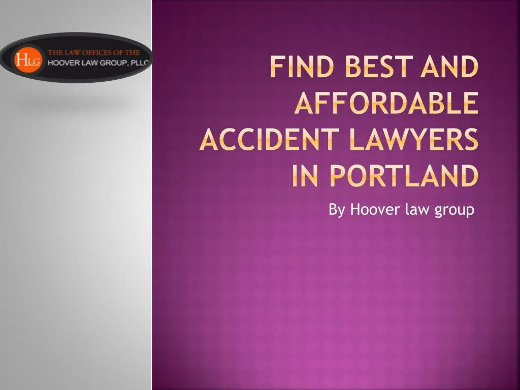 find best and affordable accident lawyers in portland