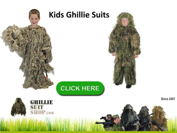 Kids Ghillie Suits