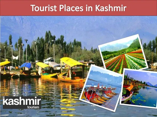 Tourist Places in Kashmir