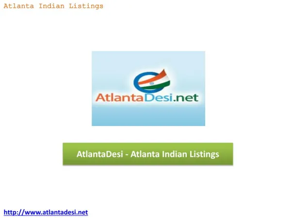 AtlantaDesi - Atlanta Indian Listings