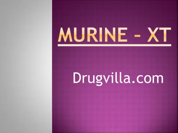 Murine-xt multivitamin at best price from Drugvilla