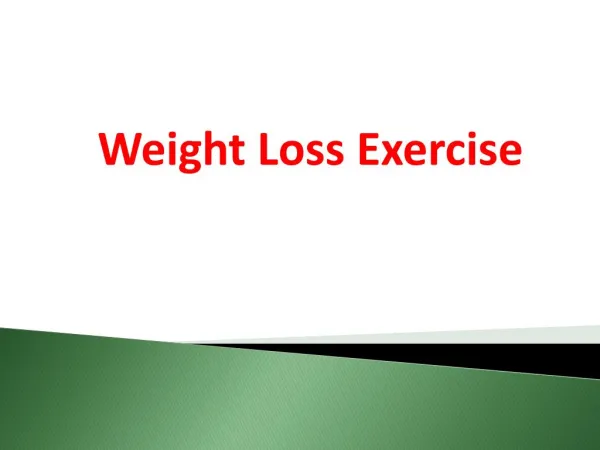 5 Fast Weight Loss Exercises