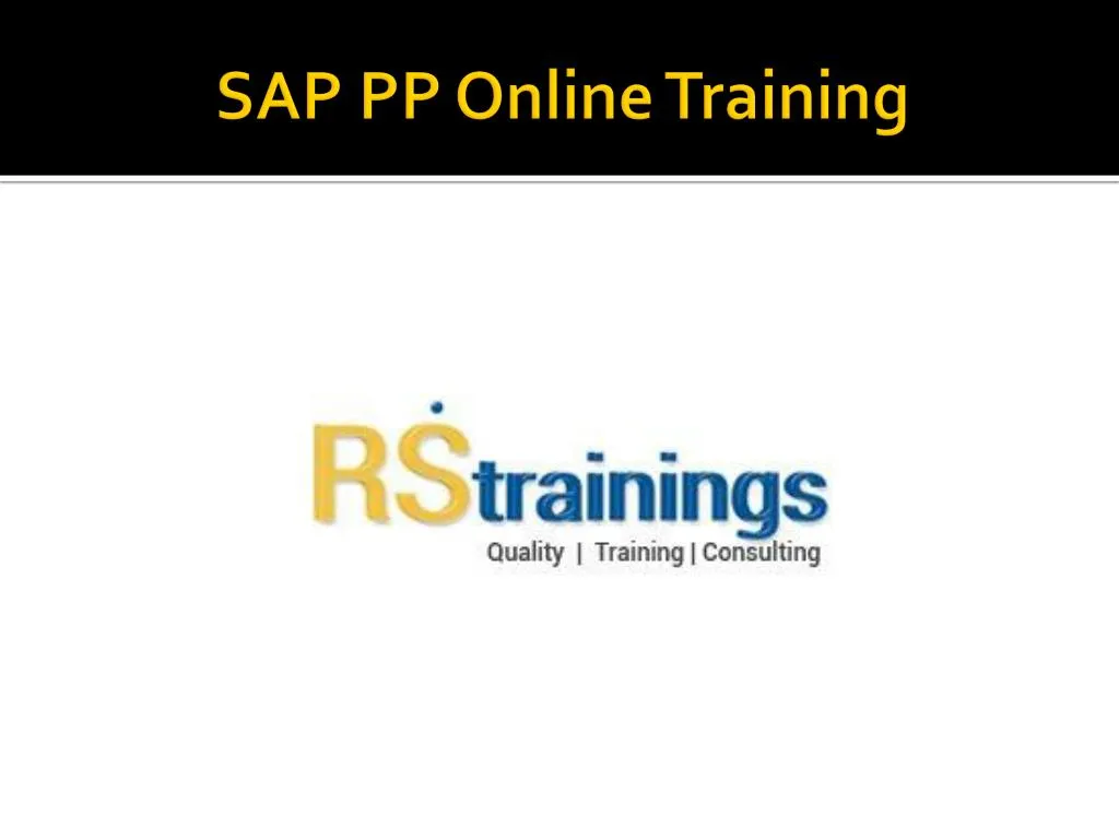 sap pp online training