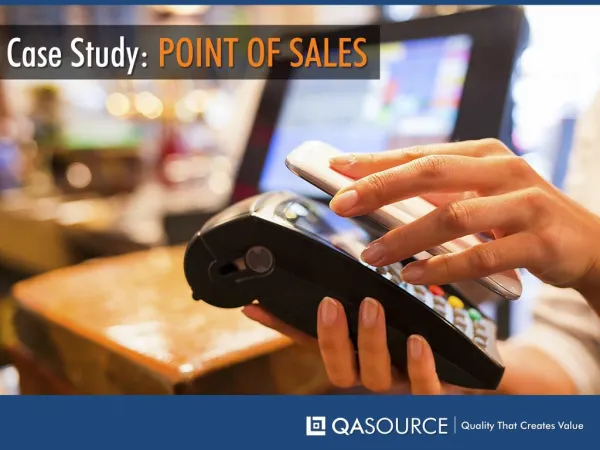 Case Study - Points of Sales