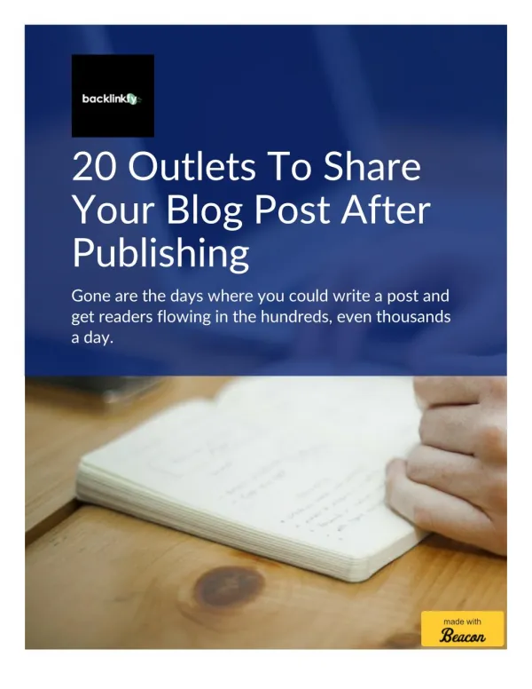 20 Outlets To Re-purpose Your Blog Content