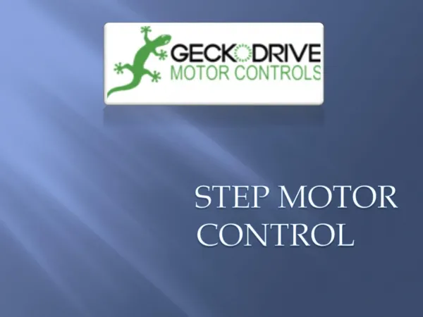 Step Motor Controls