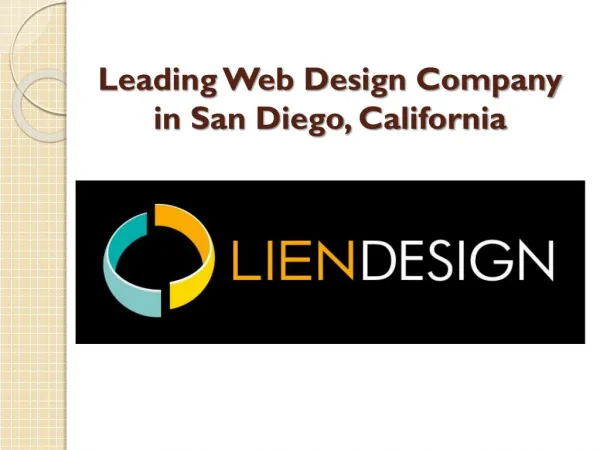 Lien Design -Leading Web Design Company in San Diego, California