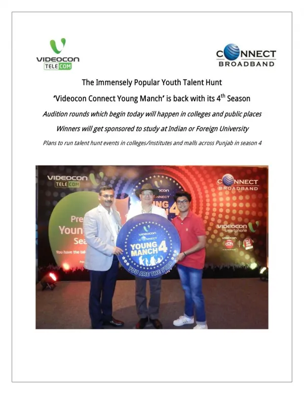 Videocon Connect Young Manch Season 4