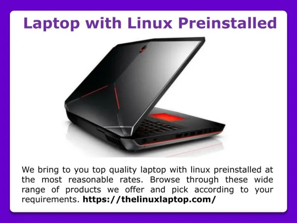 Buy Laptop with Linux