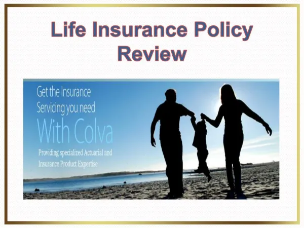 Life Insurance Policy Review 