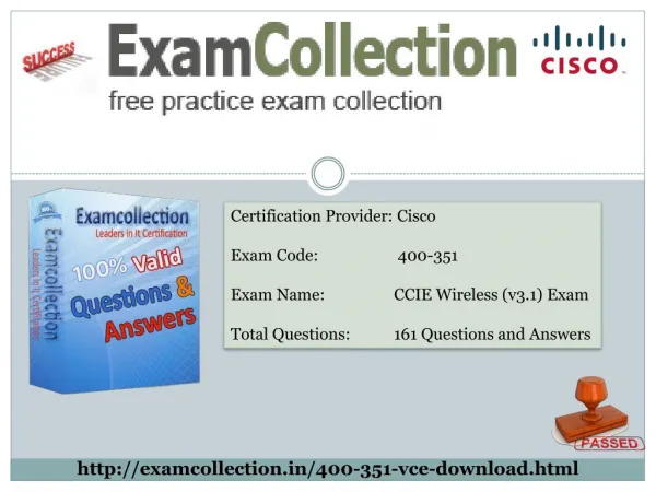 Pass your 400-351 exam with Exam collection