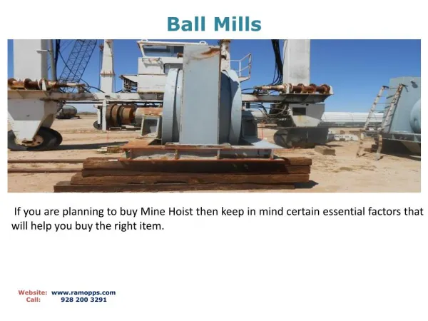 Sag mills for sale
