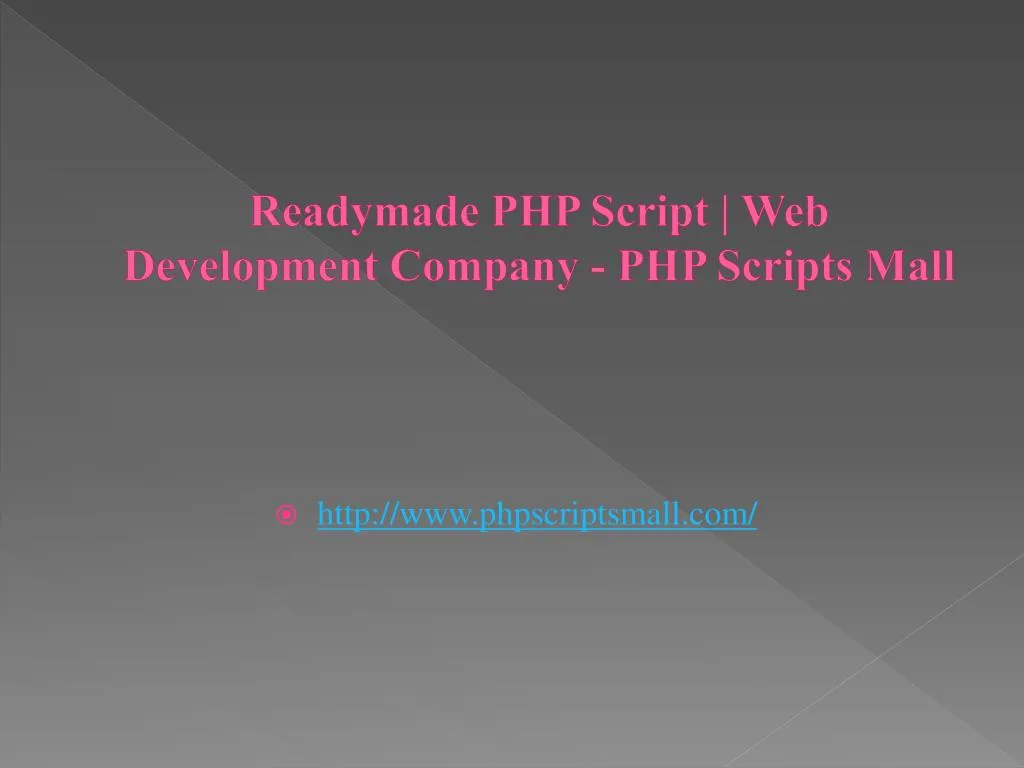 readymade php script web development company php scripts mall