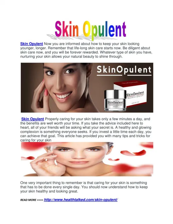 Skin Opulent Understand what skin
